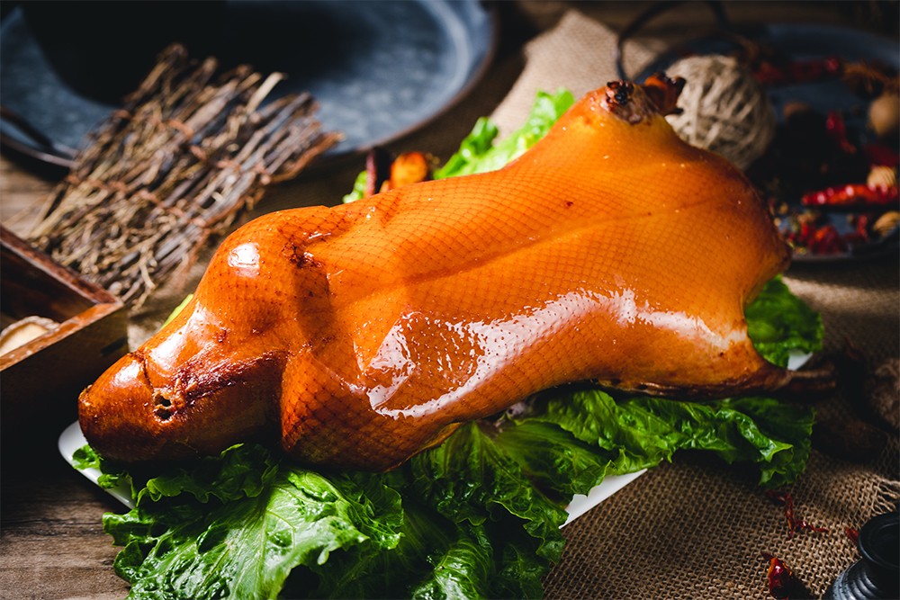 老北京傳統烤鴨實體店技術班