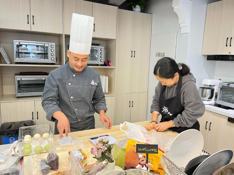 西點課學習製作貝果